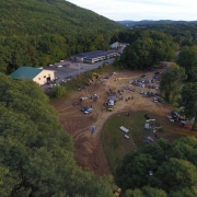 photo of the construction site for the new NECCA building